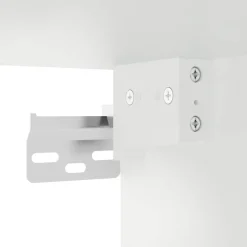 vidaXL Keukenbovenkast met glazen deur Kalmar bewerkt hout wit