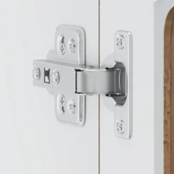 vidaXL Keukenbovenkast met glazen deur Lucca bewerkt hout oud houtkleurig
