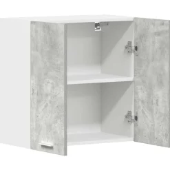 vidaXL Keukenbovenkast 60x31x60 cm spaanplaat betongrijs