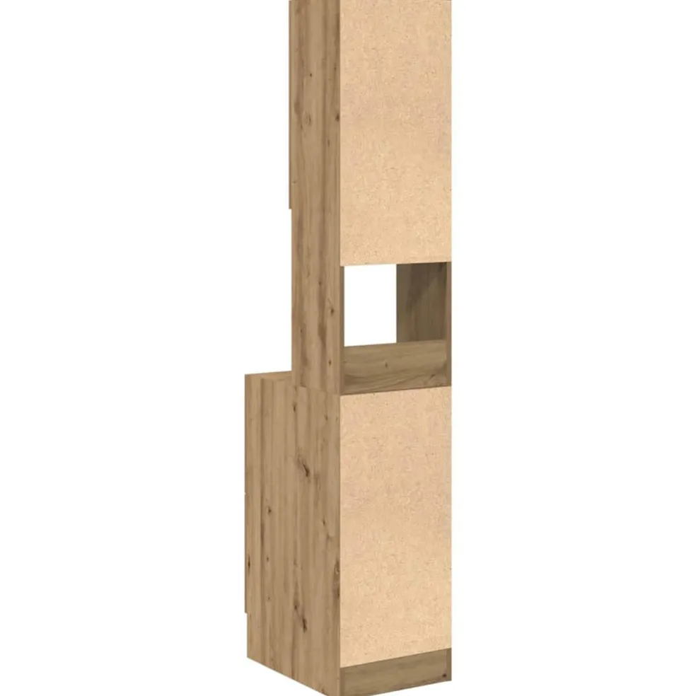 vidaXL Keukenbuffet Artisan Eiken 32 x 50 x 180 cm