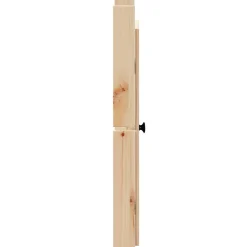 vidaXL Keukendeur MEPPEL Bruin Eiken 50 x 9 x 82 cm Massief grenenhout