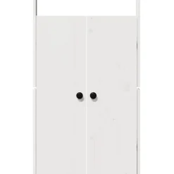 vidaXL Keukendeur MEPPEL Wit 50 x 9 x 82 cm Massief grenenhout
