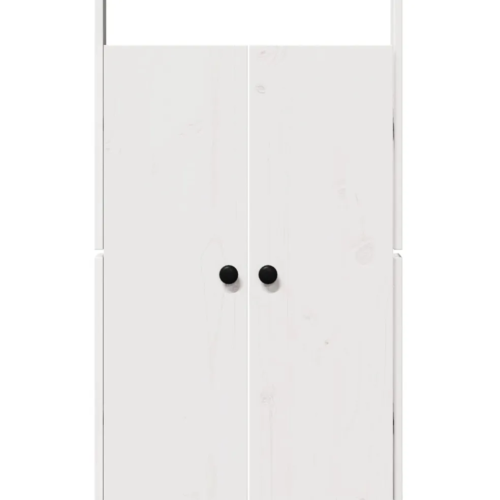 vidaXL Keukendeur MEPPEL Wit 50 x 9 x 82 cm Massief grenenhout