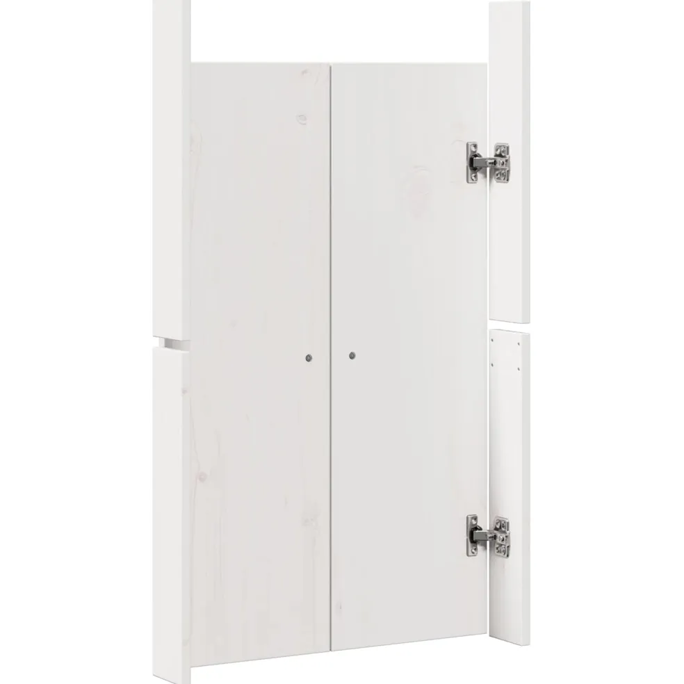 vidaXL Keukendeur MEPPEL Wit 50 x 9 x 82 cm Massief grenenhout