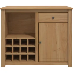 vidaXL Keuken Eiland Set PANAMA Honing Wax 112 x 77 x 90 cm