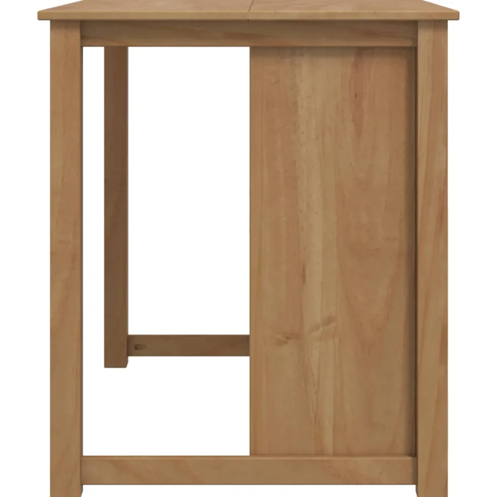 vidaXL Keuken Eiland Set PANAMA Wit en Honing Was 112 x 77 x 90 cm