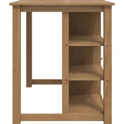vidaXL Keuken Eiland Set PANAMA Honing Wax 112 x 77 x 90 cm