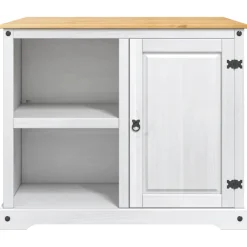 vidaXL Keuken Eiland Set Wit en Honing Was 112 x 77 x 91,5 cm