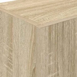 vidaXL Keukenkast Beige 35 x 50 x 180 cm Bewerkt hout