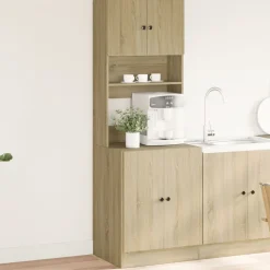 vidaXL Keukenkast 60x50x180 cm bewerkt hout sonoma eikenkleurig