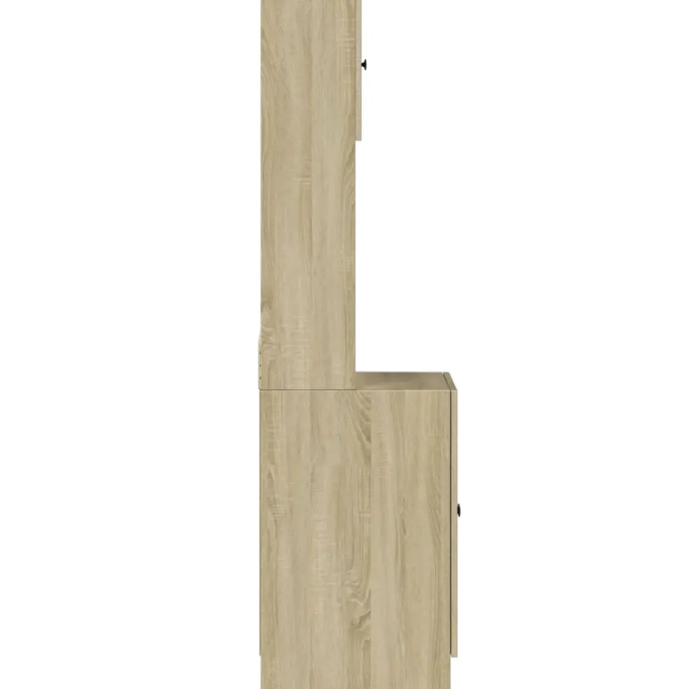 vidaXL Keukenkast 60x50x180 cm bewerkt hout sonoma eikenkleurig