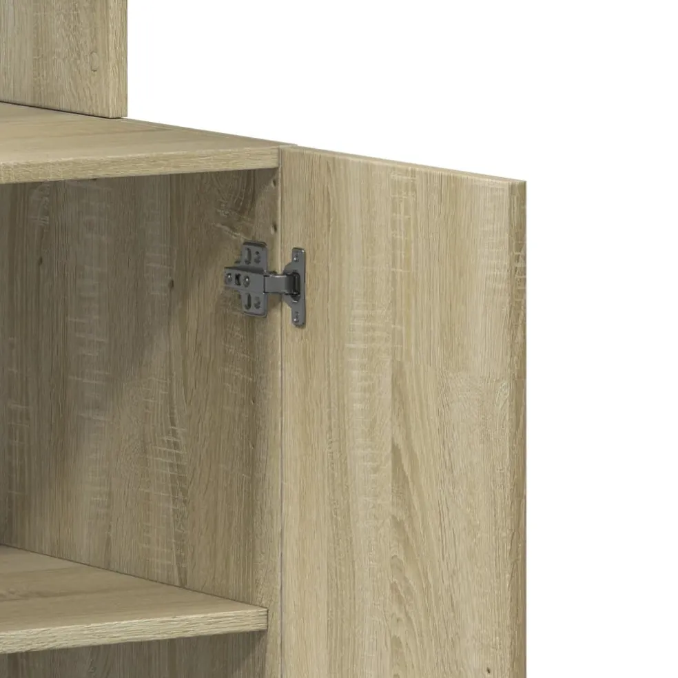 vidaXL Keukenkast 60x50x180 cm bewerkt hout sonoma eikenkleurig
