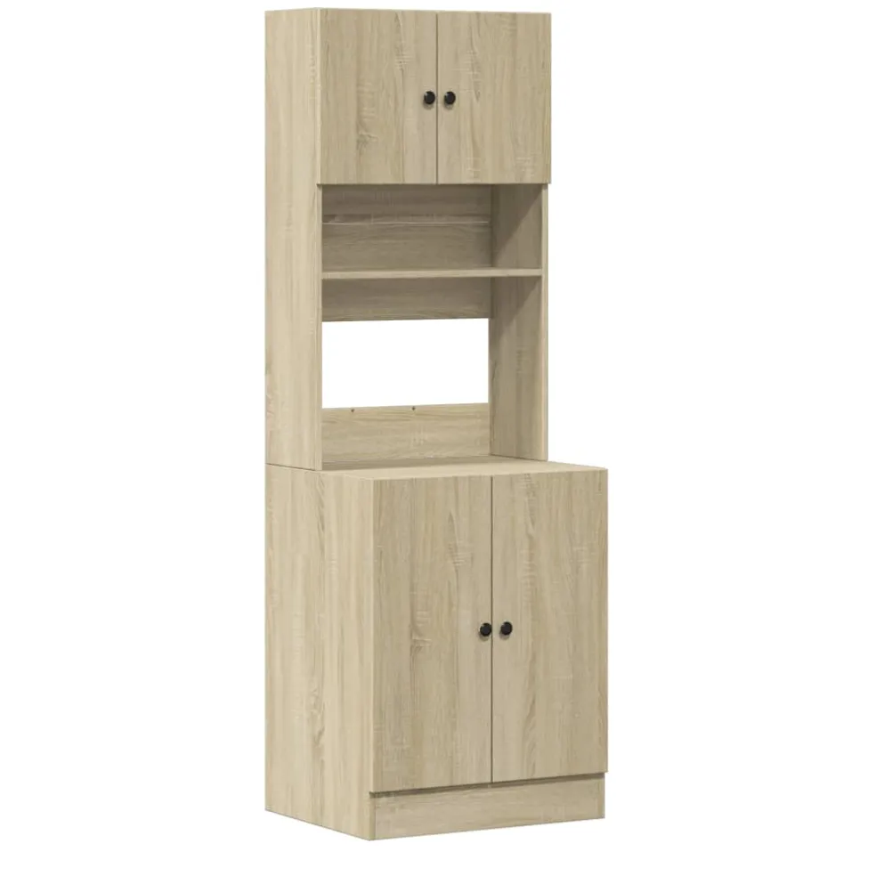 vidaXL Keukenkast 60x50x180 cm bewerkt hout sonoma eikenkleurig