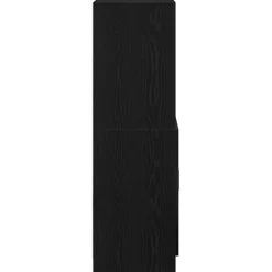 vidaXL Keukenkast 57x41,5x131,5 cm bewerkt hout zwart