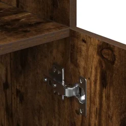 vidaXL Keukenkast 57x41,5x131,5 cm bewerkt hout gerookt eikenkleurig