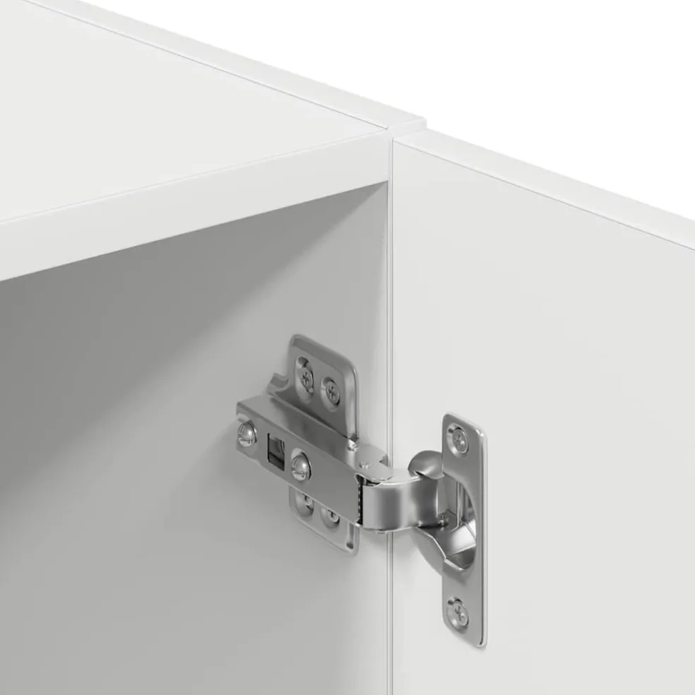 vidaXL Keukenkast 38x41,5x131,5 cm bewerkt hout wit