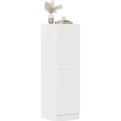 vidaXL Keukenkast 38x41,5x131,5 cm bewerkt hout wit