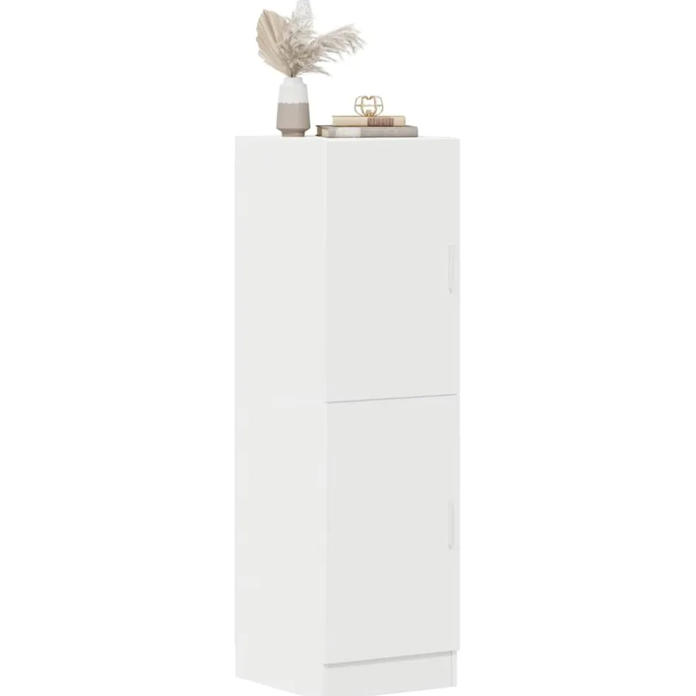 vidaXL Keukenkast 38x41,5x131,5 cm bewerkt hout wit