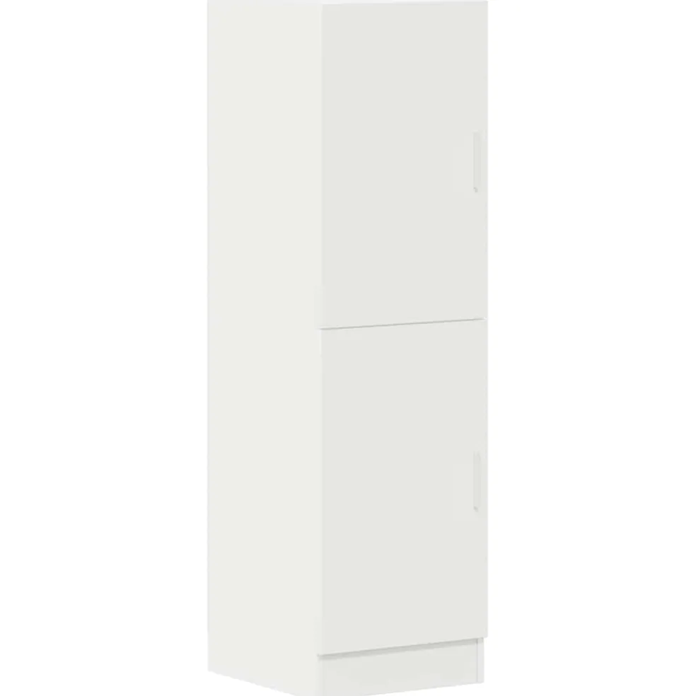 vidaXL Keukenkast 38x41,5x131,5 cm bewerkt hout wit