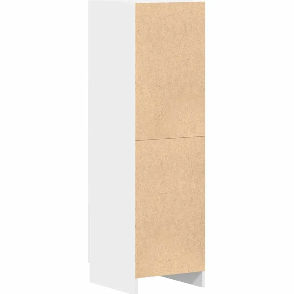 vidaXL Keukenkast 38x41,5x131,5 cm bewerkt hout wit