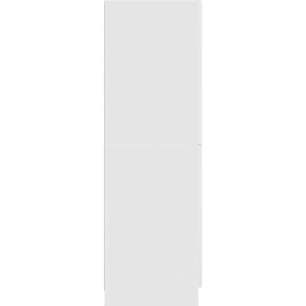 vidaXL Keukenkast 38x41,5x131,5 cm bewerkt hout wit