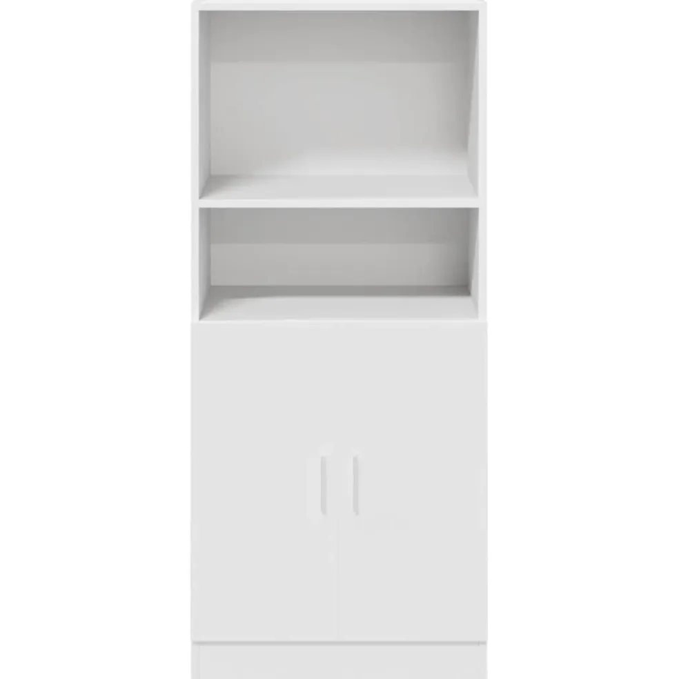 vidaXL Keukenkast 57x41,5x131,5 cm bewerkt hout wit