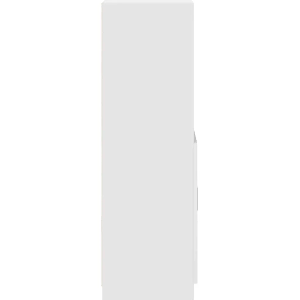 vidaXL Keukenkast 57x41,5x131,5 cm bewerkt hout wit