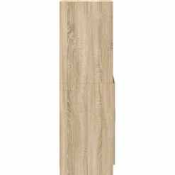 vidaXL Keukenkast 57x41,5x131,5 cm bewerkt hout sonoma eikenkleurig