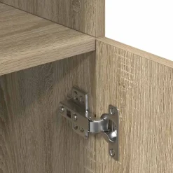 vidaXL Keukenkast 57x41,5x131,5 cm bewerkt hout sonoma eikenkleurig
