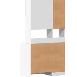 vidaXL Keukenkast 95x50x180 cm bewerkt hout wit