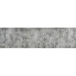 vidaXL Keukenmat wasbaar betonprint 45x150 cm fluweel