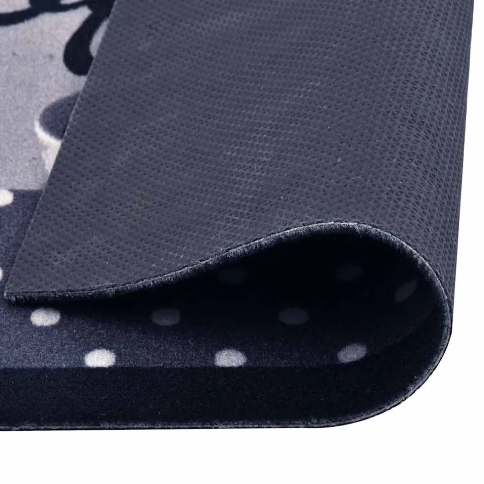 vidaXL Keukenmat wasbaar Coffee 45x150 cm blauw