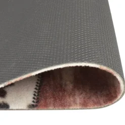 vidaXL Keukenmat wasbaar dierenhuidprint 45x150 cm fluweel
