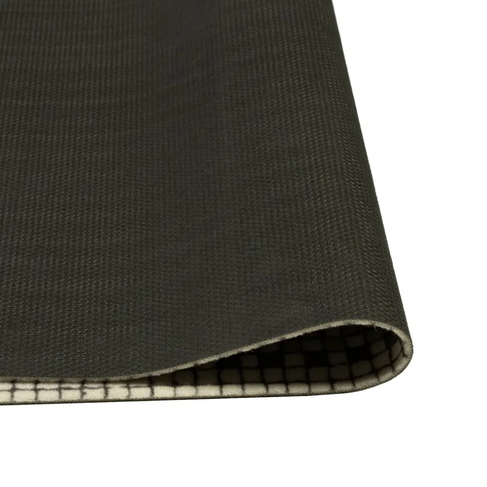 vidaXL Keukenmat wasbaar Home-tekst 45x150 cm fluweel