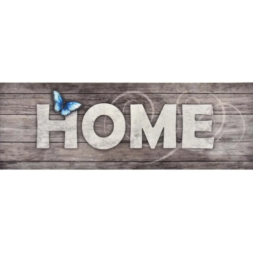 vidaXL Keukenmat wasbaar Home 45x150 cm