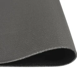 vidaXL Keukenmat wasbaar keukenprint 45x150 cm fluweel zwart