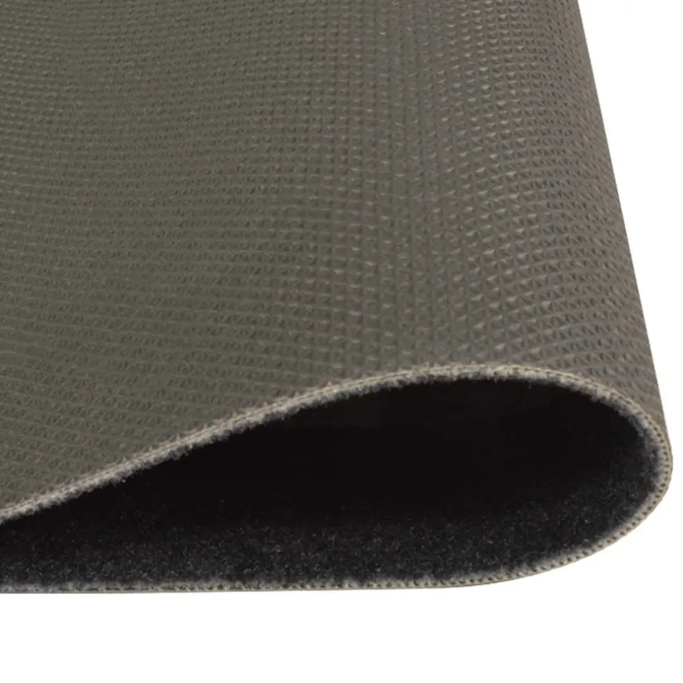 vidaXL Keukenmat wasbaar koffieprint 45x150 cm fluweel zwart