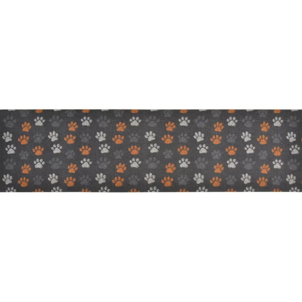 vidaXL Keukenmat wasbaar potenprint 45x150 cm fluweel