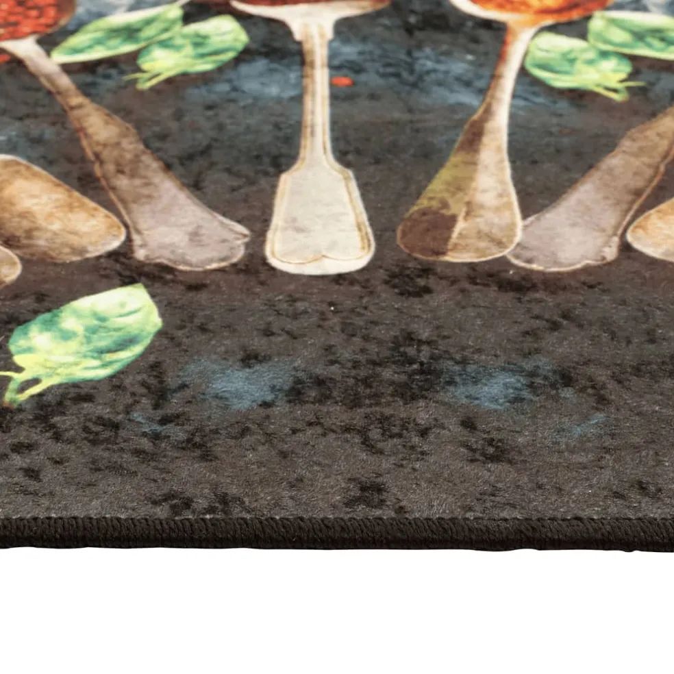 vidaXL Keukenmat wasbaar 60x180 cm meerkleurig