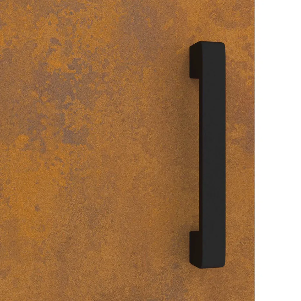 vidaXL Keukenopslag Kast HATTEM Roestig 90 x 50 x 92 cm Staal