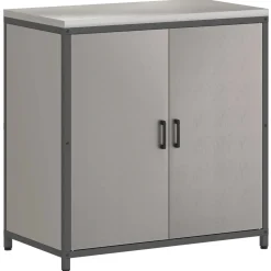 vidaXL Keukenopslag Kast HATTEM Roestig 90 x 50 x 92 cm Staal