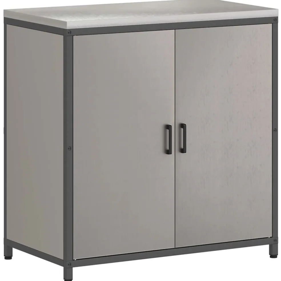 vidaXL Keukenopslag Kast HATTEM Roestig 90 x 50 x 92 cm Staal