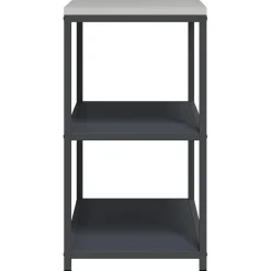 vidaXL Keukenplankeenheid HATTEM Antracietkleurig 90 x 50 x 92 cm