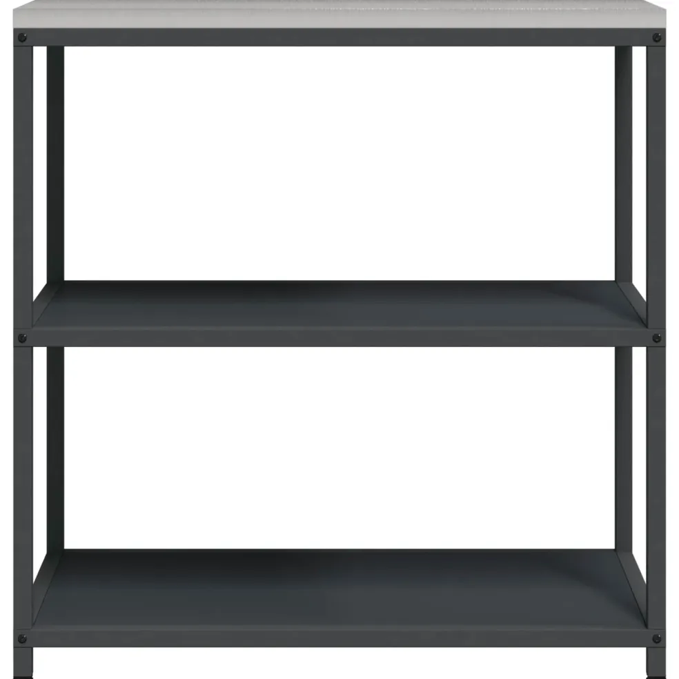 vidaXL Keukenplankeenheid HATTEM Antracietkleurig 90 x 50 x 92 cm