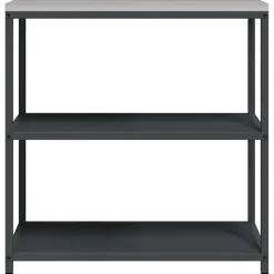 vidaXL Keukenplankeenheid HATTEM Antracietkleurig 90 x 50 x 92 cm