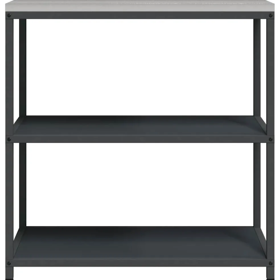 vidaXL Keukenplankeenheid HATTEM Antracietkleurig 90 x 50 x 92 cm