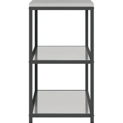 vidaXL Keukenplankeenheid HATTEM Zilverkleurig 90 x 50 x 92 cm Staal