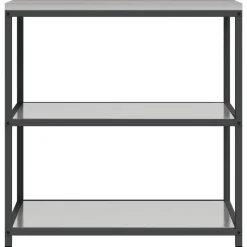 vidaXL Keukenplankeenheid HATTEM Zilverkleurig 90 x 50 x 92 cm Staal