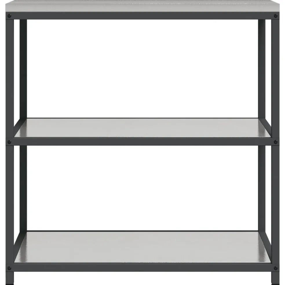 vidaXL Keukenplankeenheid HATTEM Zilverkleurig 90 x 50 x 92 cm Staal