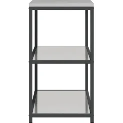 vidaXL Keukenplankeenheid HATTEM Zilverkleurig 90 x 50 x 92 cm Staal